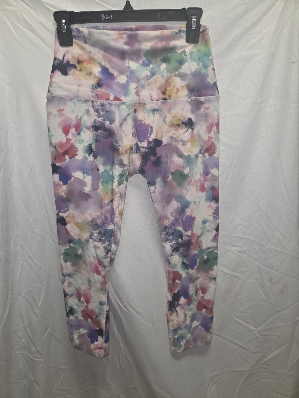 RBX Womens Multicolor Leggings Medium No Pockets Calf Length